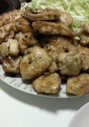 簡単☆鶏むね肉の和風ﾄﾞﾚｯｼﾝｸﾞ炒め-レシピのメイン写真