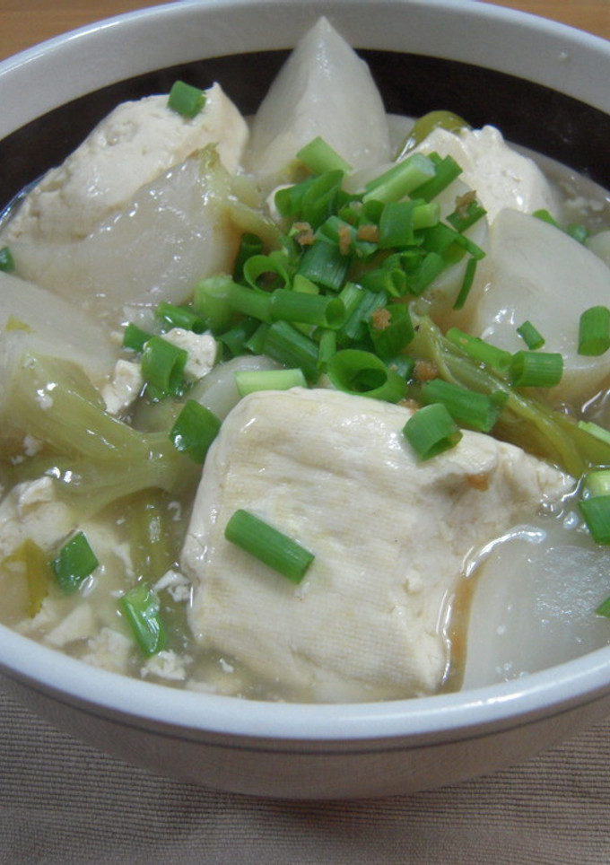 旨うま　かぶと豆腐の白だし煮♪-レシピのメイン写真