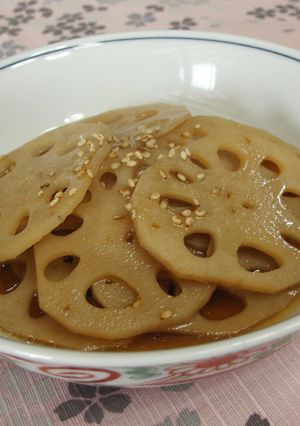 シャキシャキ♪れんこんの甘酢しょう油♡-レシピのメイン写真