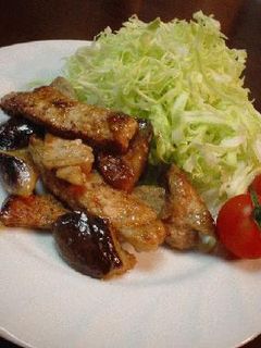 豚ロースと茄子の生姜焼き-レシピのメイン写真