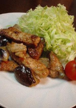 豚ロースと茄子の生姜焼き-レシピのメイン写真