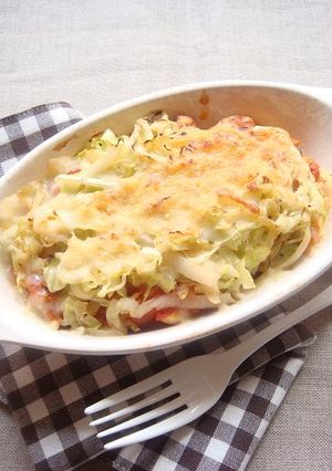 キャベツとチキンのトマトグラタン-レシピのメイン写真