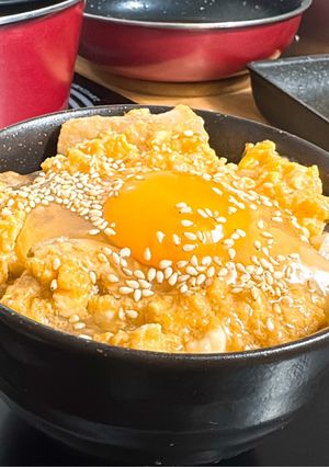 ガッツリ！最高！豚バラ卵丼！-レシピのメイン写真