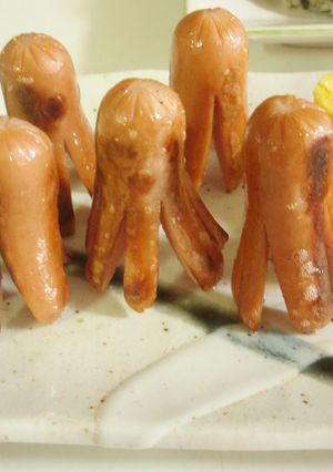行列のできる　不気味なウインナー-レシピのメイン写真