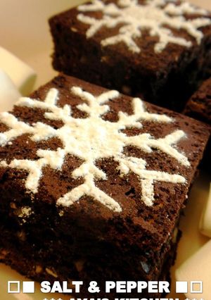 ***雪❄の結晶★チョコブラウニー***-レシピのメイン写真