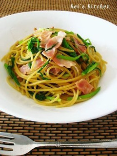 ねぎとベーコンのパスタ-レシピのメイン写真