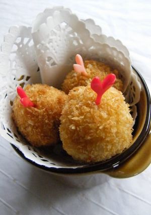 おやつ！？さつまいもの焼きりんごコロッケ-レシピのメイン写真
