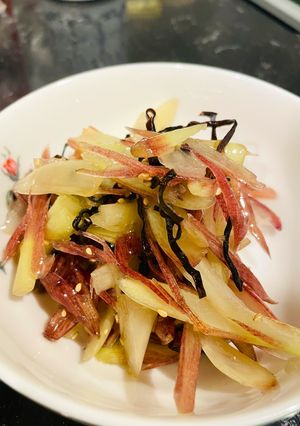 みょうがの茎の塩昆布和え-レシピのメイン写真