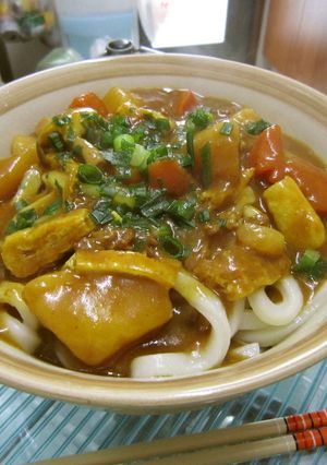 ㋻残ったカレーのリメイク☆カレーうどん-レシピのメイン写真