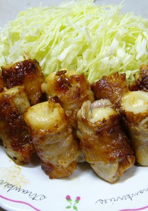ちーちくとえのきの肉巻きバルサミコ風味♪-レシピのメイン写真
