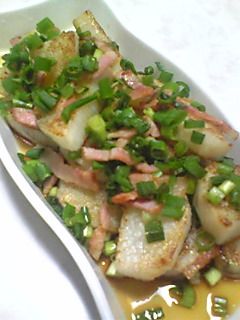 長いも×ベーコン★さっぱり葱ポンがけ-レシピのメイン写真