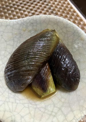 レンジで簡単、茄子の煮浸し-レシピのメイン写真