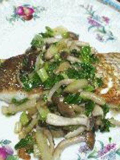 鯛のムニエル野菜たっぷりソースかけ-レシピのメイン写真