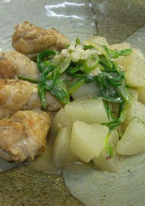 手羽元と大根の塩ネギ煮　-レシピのメイン写真