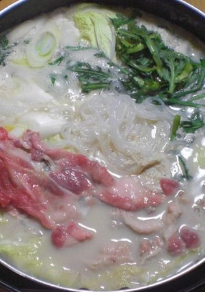 我が家の定番！もちもち豆乳しゃぶしゃぶ-レシピのメイン写真