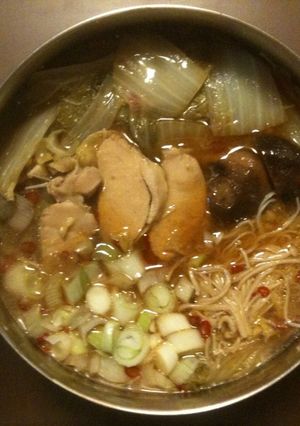 滋味!とりハムの白菜鍋-レシピのメイン写真