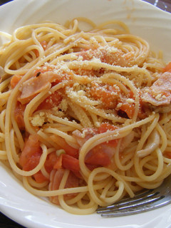 トマトのガーリックパスタ-レシピのメイン写真