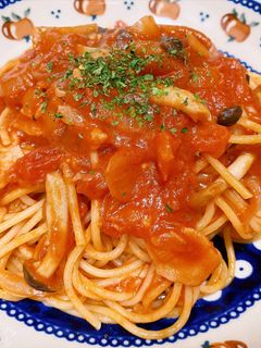 ボスカイオーラ✿トマトときのこのパスタ-レシピのメイン写真