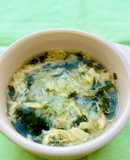 【離乳食】12か月から　わかめ卵スープ