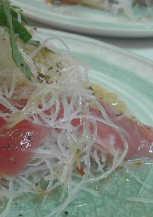 まぐろのカルパッチョ-レシピのメイン写真