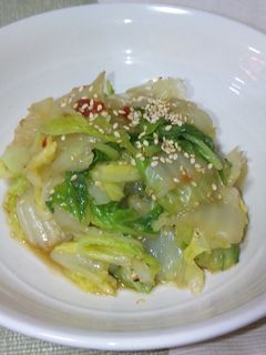 余った餃子のタレで☆白菜の中華お浸し♪-レシピのメイン写真