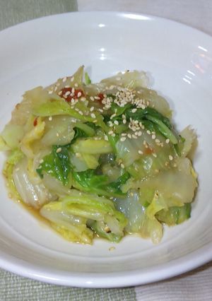 余った餃子のタレで☆白菜の中華お浸し♪-レシピのメイン写真