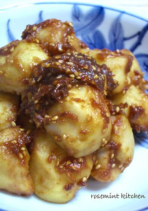 ほっこり美味しい！里芋の甘味噌がらめ-レシピのメイン写真