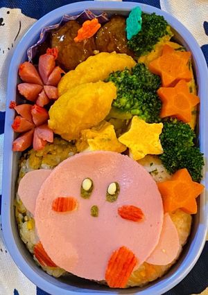 カービィ弁当-レシピのメイン写真