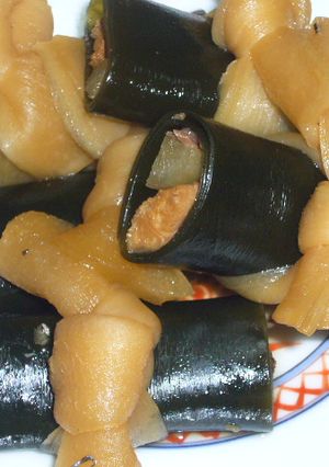 さんまの缶詰で作る昆布巻き-レシピのメイン写真