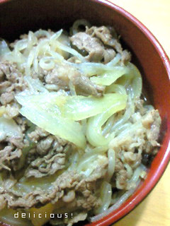 簡単美味しい☆あっさりつゆだく牛丼-レシピのメイン写真