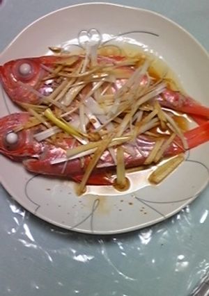 魚の蒸し料理　（清蒸魚）-レシピのメイン写真