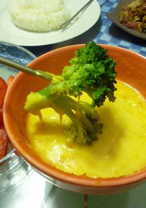 みんなで食べよう！かぼちゃフォンデュ-レシピのメイン写真