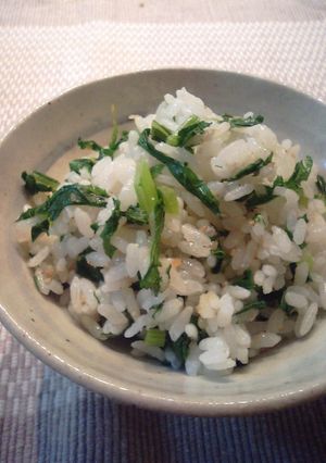 ごま香る☆　しゃきしゃき♪大根菜めし-レシピのメイン写真