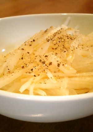とまらなーい　大根だけのサラダ♪-レシピのメイン写真
