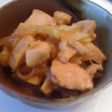 キャベツと玉ねぎの鶏味噌炒め