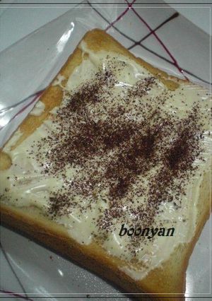 ♡カフェモカトースト♡ホワイトチョコde-レシピのメイン写真