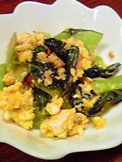 ツナと青梗菜のたまご炒め-レシピのメイン写真