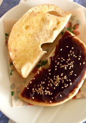 おやつに☆餡バターベーグル-レシピのメイン写真