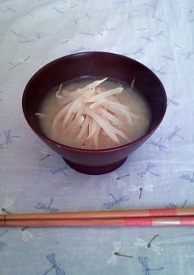 定番♪もやしの味噌汁-レシピのメイン写真