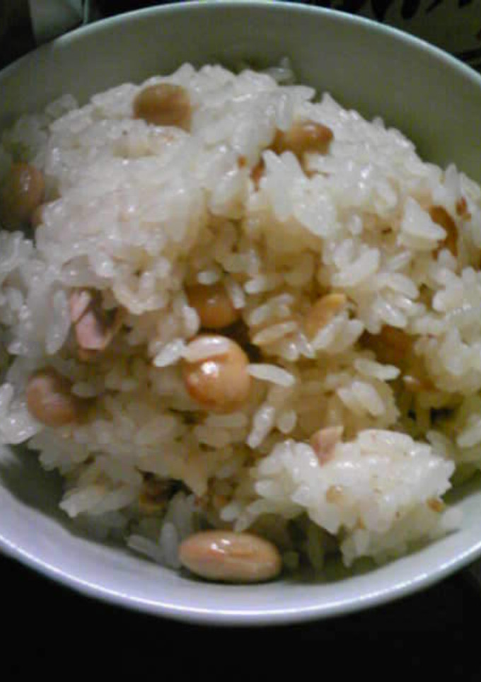 大豆とシーチキンの炊き込みご飯-レシピのメイン写真