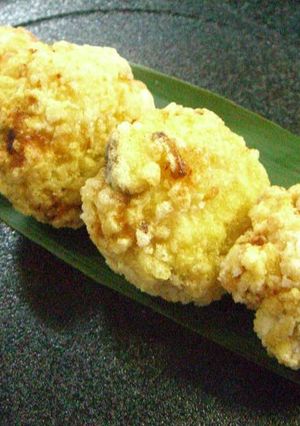 さつま芋と豆腐の海老ふわふわ揚げ-レシピのメイン写真