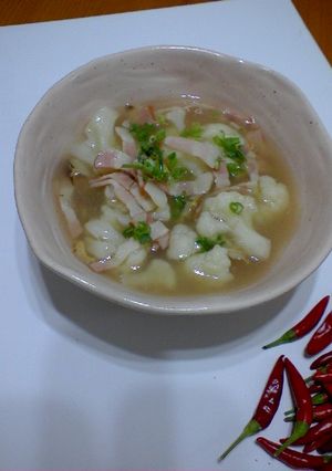 カリフラワーのスープ煮-レシピのメイン写真
