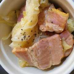 รูปของ 白菜ベーコン簡単コトコト煮☆
