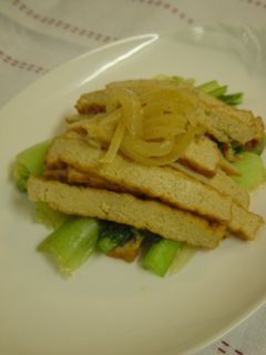 厚揚げと青梗菜の炒め煮-レシピのメイン写真