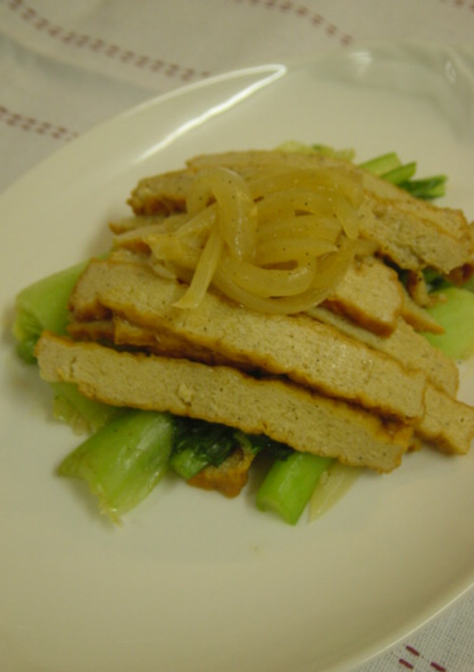 厚揚げと青梗菜の炒め煮-レシピのメイン写真