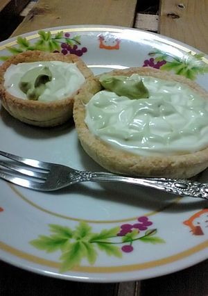 抹茶のレアチーズタルト-レシピのメイン写真