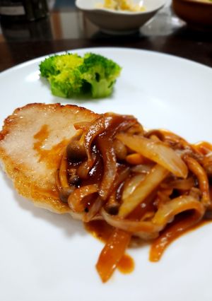 豚ロース肉のポークチャップ-レシピのメイン写真