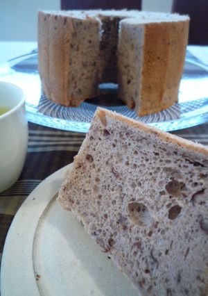 和風 小豆シフォン-レシピのメイン写真
