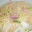 白菜とベーコンのスープ・カッペリーニ♪