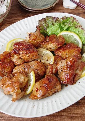 ☆簡単☆レモンバター醤油ペッパーチキン-レシピのメイン写真